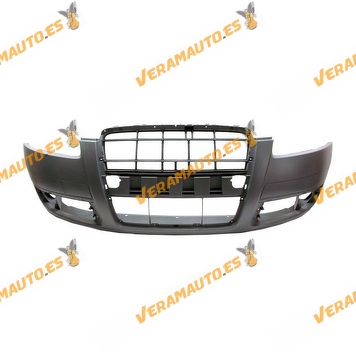 Front Bumper Audi A6 from 2004 to 2008 Printed without Sensor Holes Sin Hueco and Headlamp Washer