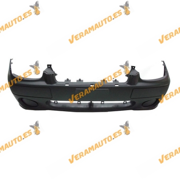 Front Bumper Hyundai Atos Prime from 1999 to 2003 Printed Black without Fog Light Hole