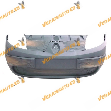 Front Bumper Renault Scenic from 2003 to 2006 Printed with Frames and Grilles without Fog Light Hole