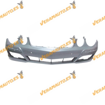 Front Bumper Mercedes Class E W211 Avangarde Elegance from 2007 to 2009 without Headlamp Was Hole with Parking Sensor