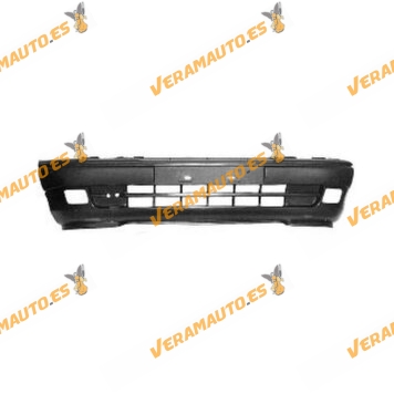Front Bumper Opel Astra from 1991 to 1998 Black with Fog Light Hole similar to 1400120 1400121
