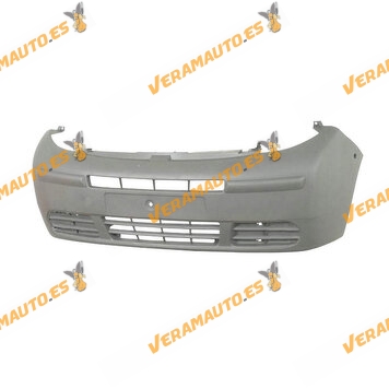 Paragolpes Delantero Renault Trafic FL-JL | Nissan Primastar X83 de 2001 a 2007 | Sin Huecos para Faros Antiniebla | 7700312785