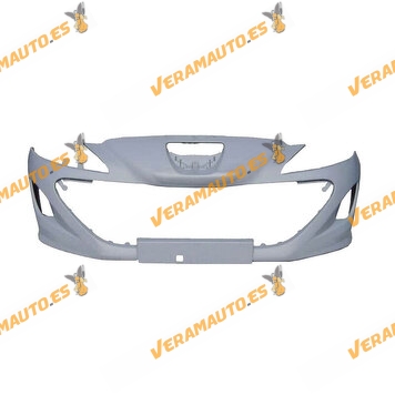 Front Bumper Peugeot 308 from 2007 to 2011 model SPORT Printed with Frame Hole similar to 7401LX