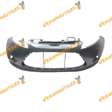 Front Bumper Ford Fiesta from 2009 to 2013 Printed without Fog Light Hole