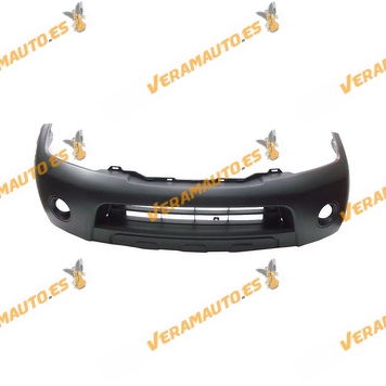 Paragolpes Delantero Nissan Navara Pathfinder D40 R51 4wd de 2008 a 2010 | Imprimado | Con Huecos Antiniebla | OEM 62022-ZS00E