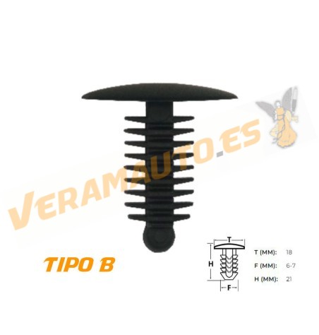 Set of 10 Staples Opel Corsa A and B Astra F | Citroen Berlingo | Peugeot Partner OEM Similar to 2226953