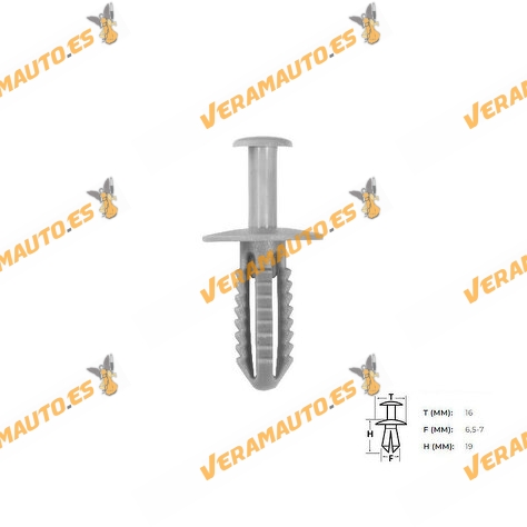 Set Grapas Piezas Mercedes W203 W210 y W211 cubiertas de parachoques y faldones laterales OEM Similar a 1249900492