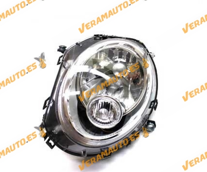 Left Front Headlight Mini R55 | R56 | R57 | R58 | R59 from 2007 to 2015 with White Pilot | For H4 Bulbs | OEM 2751871