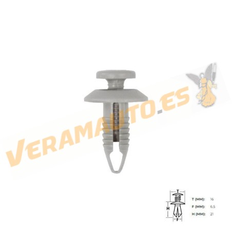 Set de 10 Grapas para Molduras | Paso de Rueda | Parachoques | Tipo Universal | Múltiples Aplicaciones