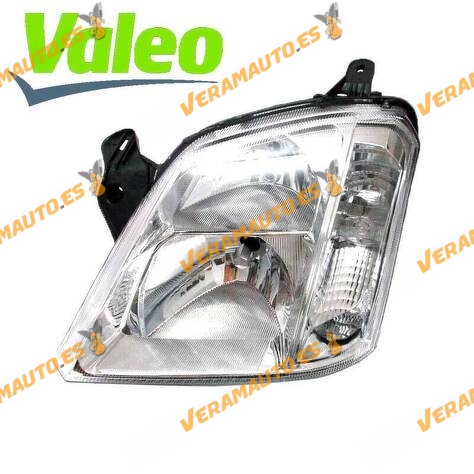 Left Front Headlight VALEO Opel Meriva A from 2003 to 2010 | H7+H1 | Electric Dimming | OEM Similar to 193175364