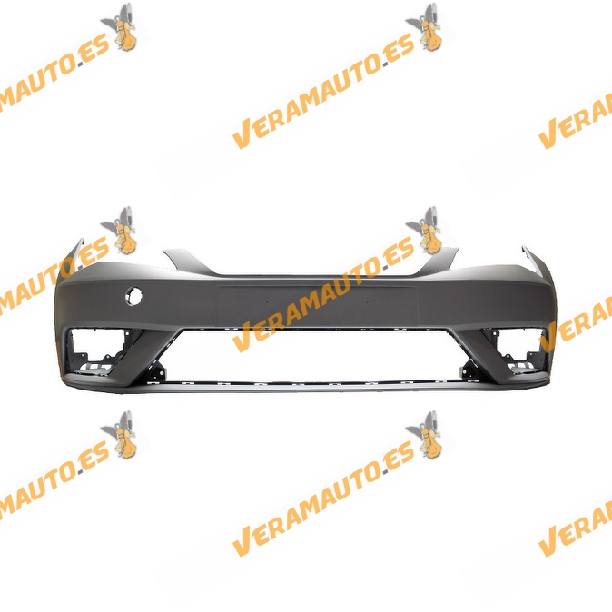 Front Bumper Seat Leon 5F from 2017 to 2020 | Printed | Without Parking Light Washer Gap | OEM Similar to 5F0807221R