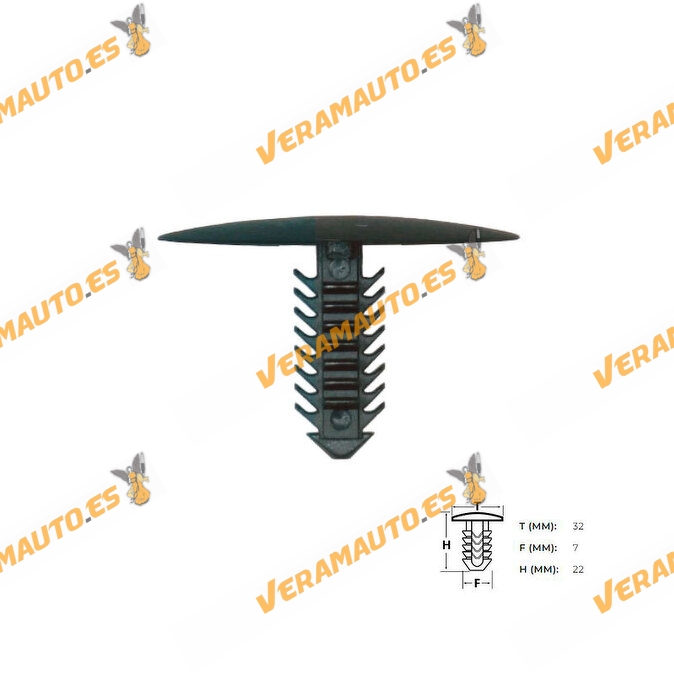 Set de Grapas para Molduras | Paso de Rueda | Parachoques | Tipo Universal | Múltiples Aplicaciones