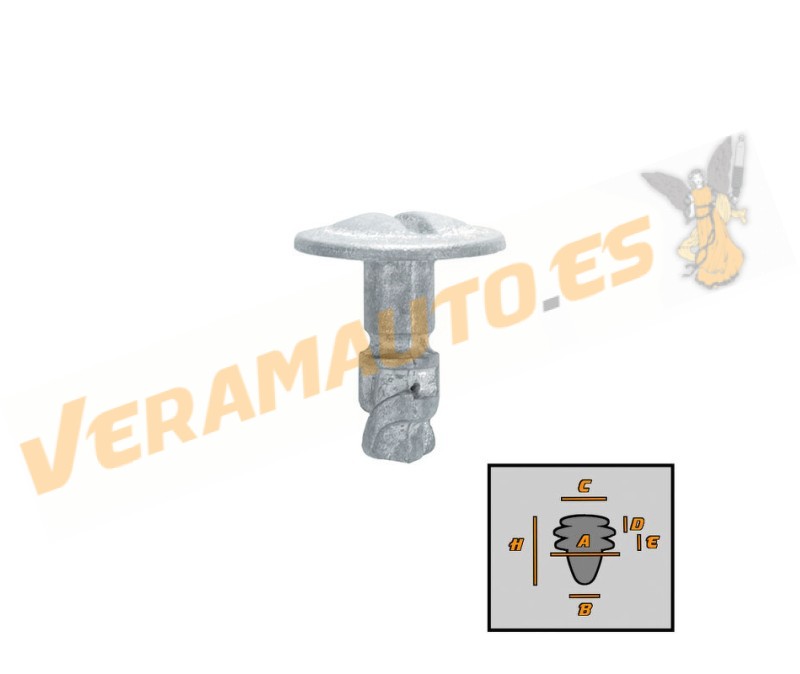 Set de 5 Tornillos Metálicos Audi A4 A6 | SEAT Exeo | Volkswagen Passat | Skoda SuperB Similar a 8D0805121B