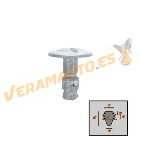 Set of 5 Metal Screws Audi A4 A6 | SEAT Exeo | Volkswagen Passat | Skoda SuperB Similar to 8D0805121B