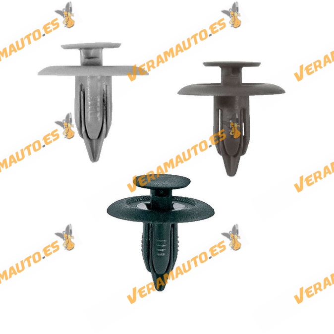 Set of 10 Staples | Universal Button for Door Upholstery | Door Mouldings | Bumpers | Bumper Bumpers | Wheel Well Protectors