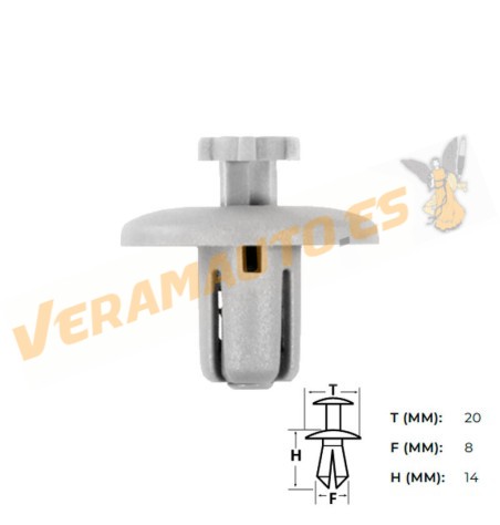 Set of 10 Peugeot Citroen Staples | Wheel Arch Protector | OEM Similar to 7013J0 | 8211WV