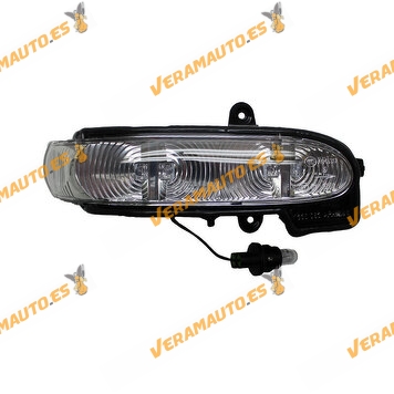 Left Rearview Mirror Lamp with Courtesy Light | Mercedes E-Class W211 | G-Class W461|W463 | ULO | OEM 2038201321