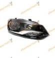 Right Front Headlight Volkswagen Polo 6R from 2009 to 2017 | Bulbs H7 + H7 | Without Engine | OEM to 6R1941008E | 6R1941008F