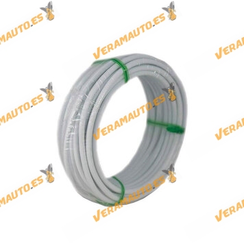 White Plastified Clothesline Wire | Roll of 3M Long