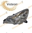Faro Visteon Citroen C3 de 2010 a 2016 | DS3 de 2010 a 2015 Delantero Izquierdo | Reflector Negro | OEM Similar a 1606930980