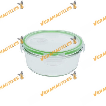 Airtight Container Round Glass | Capacity 840 ml