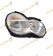 Right Headlamp Mercedes C-Class W203 from 2000 to 2002 | Xenon 4 Doors | Electric With Motor | Opaque Glass | OEM 2038201261