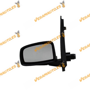Rear View Mirror Fiat Panda from 2003 to 2009 Left Manual Black OEM Similar to 71732868