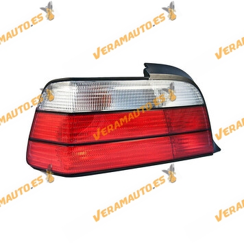BMW E36 Coupe Pilot | Cabrio from 1990 to 2000 Rear Left with White Turn Signal OEM Similar to 9403097