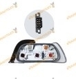 BMW E36 Coupe Pilot | Convertible from 1990 to 2000 Rear Left with White Turn Signal OEM Similar to 9403097