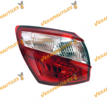 Tail Light Nissan Qashqai from 2010 to 2014 Rear Left With LED | Without Lamp Holder | OEM Similar to 26555-BR00A