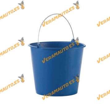 Blue Bucket with Handle for Domestic Use 6 L Capacity
