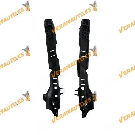 Rear Bumper Bracket Kit Citroen C3 from 03-2010 to 12-2016 | Left and Right | OEM Similar to 7416S5