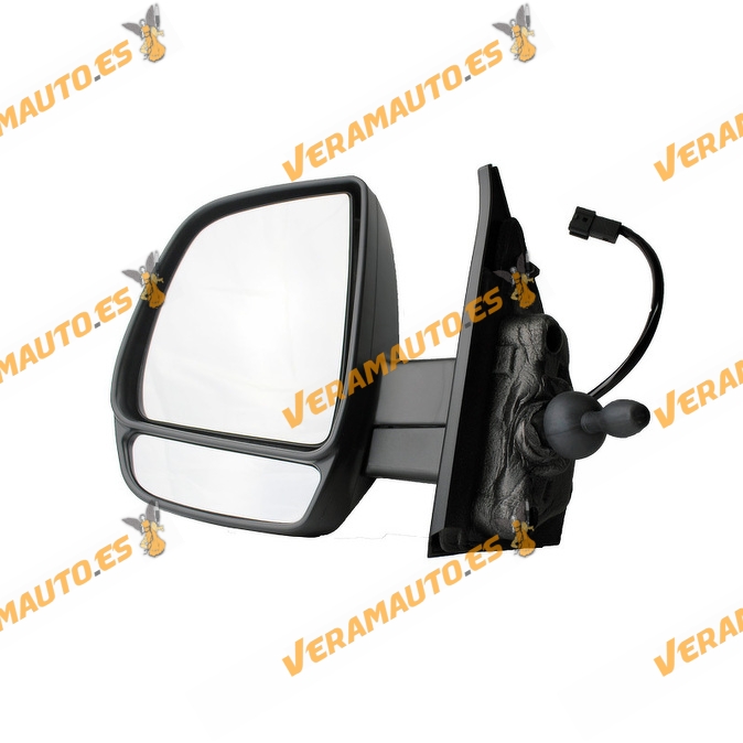 Left Mirror Fiat Doblo 2010 onwards | Opel Combo 2011 to 2018 | Double Glazing | Mechanical Adjustment | Pilot | OEM 735497885