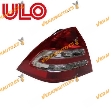 LEFT REAR LIGHT ULO Mercedes C-Class (W203) 4 Doors | Sedan from 2000 to 2004 | Without Bulb Holder | OEM A2038200164