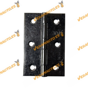 Stainless Steel Hinge | Valid For Both Sides | Without Bearing | 75mm length