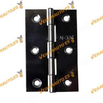 Stainless Steel Hinge | Valid For Both Sides | Without Bearing | 68 mm length