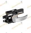 Manecilla Interior Izquierda Nissan Qashqai (J10) de 2007 a 2010 | Cromado | Puerta Delantera y Trasera | OEM 80671-JD00E
