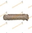 Cuerda de Sisal | Fibra Natural de 3 Cabos | Diámetro 6 mm | Longitud de 10 Metros | AMIG