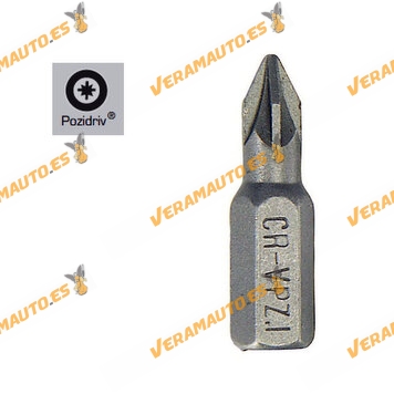 Screwdriver for Pozidriv Head PZ2x25mm | Blister of 2 pcs. for Pozidriv Head Screwdrivers