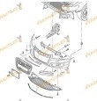 Front Radiator Protection Audi A6 from 2011 to 2018 | Similar OEM 4G0807611