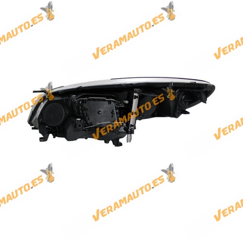 Faro Magneti Marelli Renault Megane III de 2012 a 2014 | H7+H7 | Fondo Negro Electrico Delantero Derecho