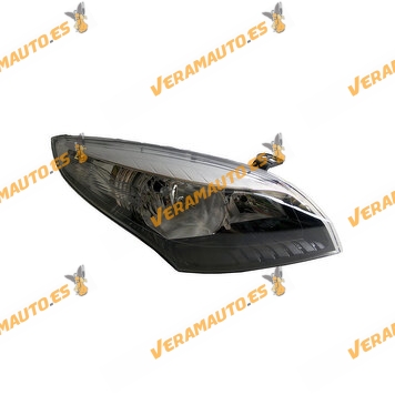 Headlight Magneti Marelli Renault Megane III from 2012 to 2014 | H7+H7 | Front Right Front Electric Black Bottom