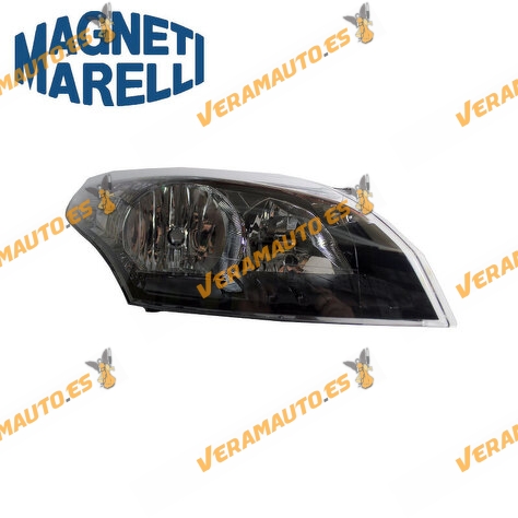 Headlight Magneti Marelli Renault Megane III from 2012 to 2014 | H7+H7 | Front Right Front Electric Black Bottom