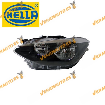 Faro HELLA BMW Serie 1 (F20/F21) De 2011 A 2015| Izquierdo Delantero | Lámparas H7 | H7 |