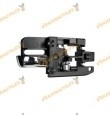 Manecilla Interior Izquierda Nissan Qashqai (J10) de 2007 a 2010 | Cromado | Puerta Delantera y Trasera | OEM 80671-JD00E
