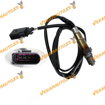 Lambda Sensor Volkswagen Group | 4 Pin Oval Connector | Rear or Front Mount depending on model | OEM 06A906262G