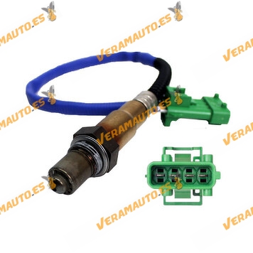 Sonda Lambda Grupo PSA | Conector de 4 Pin Rectangular | Montaje Trasero o Delantero en función del modelo | OEM 9622997680