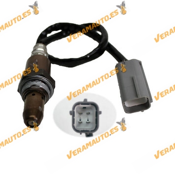 Lambda sensor Nissan | Renault | Infiniti | 4 Pin Connector | Front or Rear Mounting | OEM Similar to 22693-JA00B