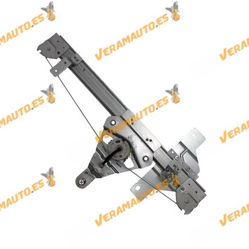 Window lifter mechanism Peugeot 308 (4_) from 2007 to 2013 | Right Rear | Without Engine | OEM Similar to 9224E9