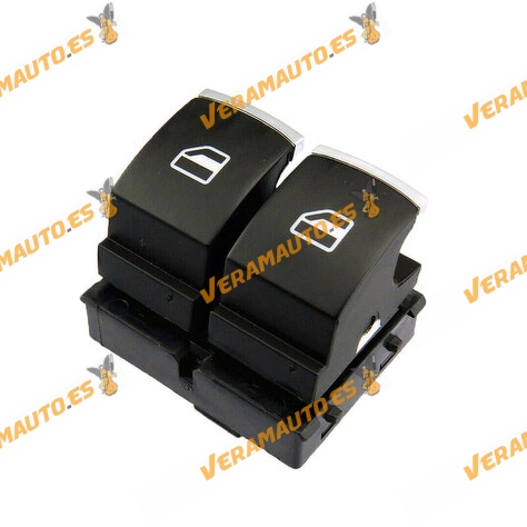 Interruptor Elevalunas Volkswagen Caddy IV | Transporter VI | Caravelle VI de 2015 a 2020 | 4 Pines | OEM 5K3959857